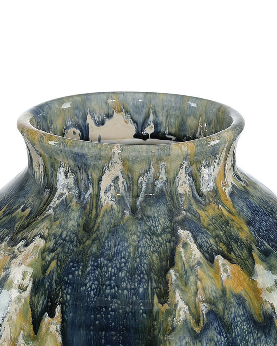 Currey and Company - 1200-1169 - Vessel - Macchiato - Blue / Green / Off-White