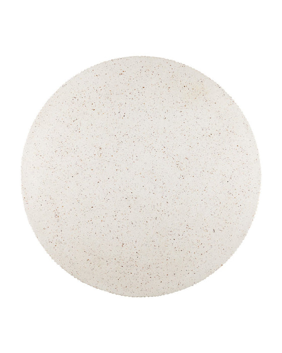 Currey and Company - 2000-0053 - Cocktail Table - Ridge - Ivory Terrazzo
