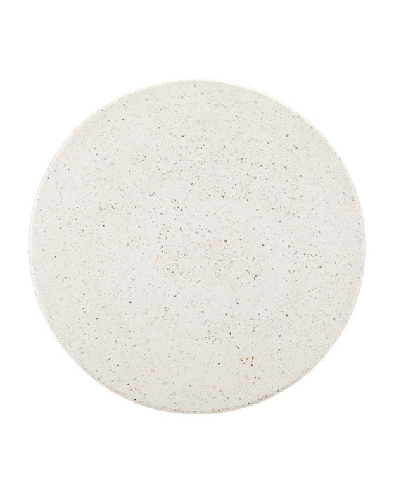 Currey and Company - 2000-0055 - Table - Pendurado - Ivory Terrazzo