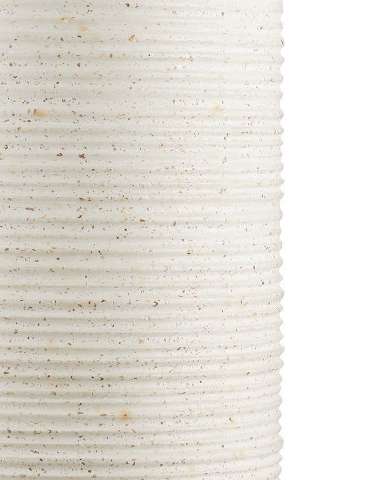 Currey and Company - 2000-0058 - Terrazzo Pedestal - Cresta - Ivory Terrazzo
