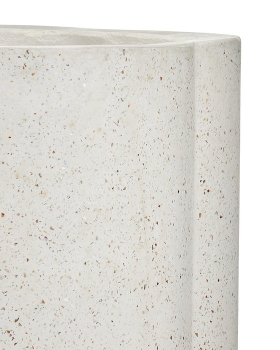 Currey and Company - 2200-0070 - Planter - Smerlato - Ivory Terrazzo