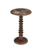 Currey and Company - 3000-0337 - Accent Table - Steppe - Dark Brown / Natural