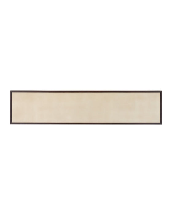 Currey and Company - 3000-0338 - Credenza - Evie - Ivory / Dark Walnut / Brass