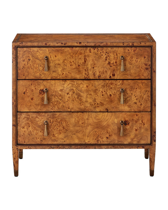 Currey and Company - 3000-0341 - Chest - Evie - Mappa Burl