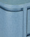 Currey and Company - 3000-0342 - Nightstand - Briallen - Lacquered Blue Linen / Polished Nickel