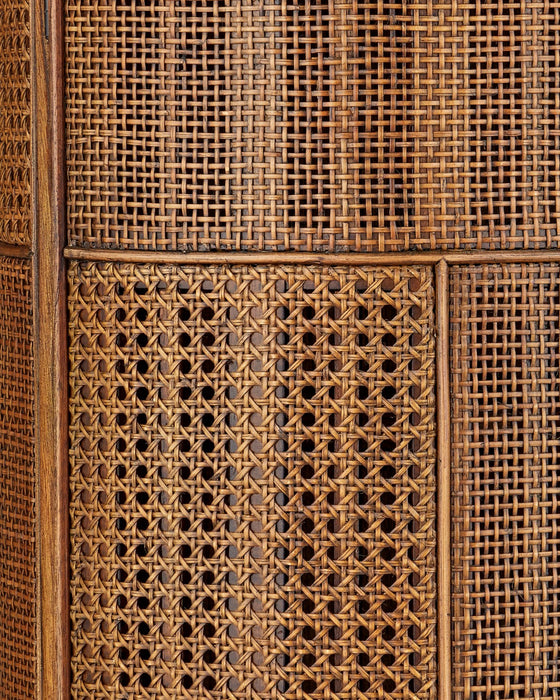 Currey and Company - 3000-0346 - Bar Cabinet - Virtuosity - Brushed Driftwood / Natural / Brass