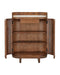 Currey and Company - 3000-0346 - Bar Cabinet - Virtuosity - Brushed Driftwood / Natural / Brass