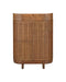 Currey and Company - 3000-0346 - Bar Cabinet - Virtuosity - Brushed Driftwood / Natural / Brass