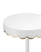 Currey and Company - 4000-0258 - Accent Table - Enid - White / Gold