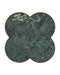 Currey and Company - 4000-0259 - Accent Table - Quatrefoil - Green / Brass