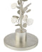 Currey and Company - 4000-0260 - Accent Table - Lunaria - Antique Silver Leaf / Natural