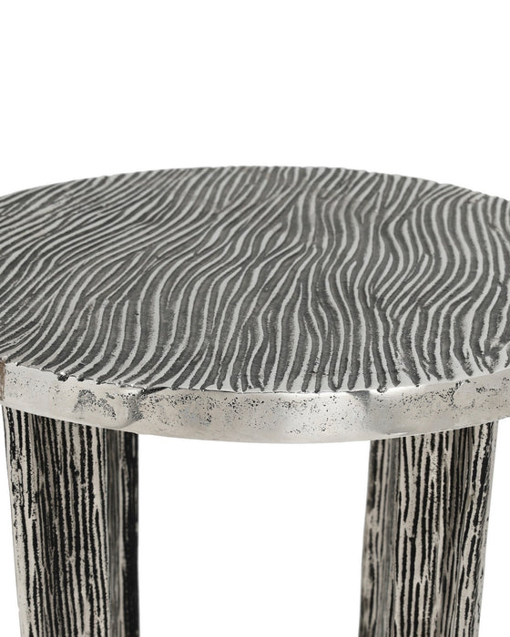 Currey and Company - 4000-0265 - Accent Table - Structure - Antique Nickel