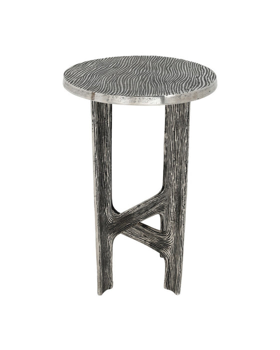 Currey and Company - 4000-0265 - Accent Table - Structure - Antique Nickel