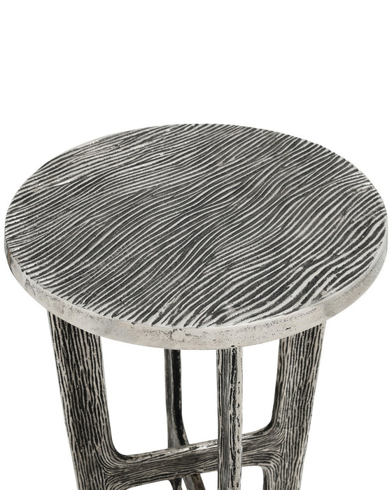 Currey and Company - 4000-0265 - Accent Table - Structure - Antique Nickel