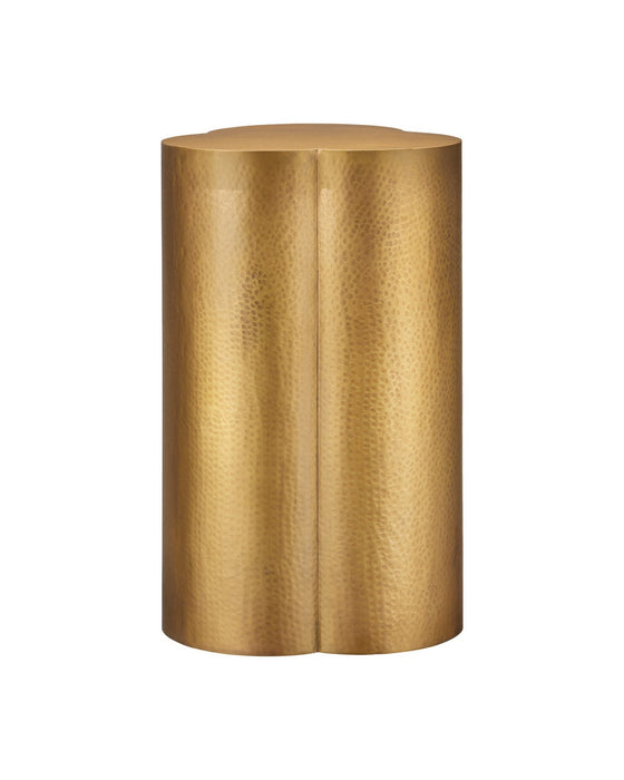 Currey and Company - 4000-0270 - Accent Table - Trebol - Antique Brass