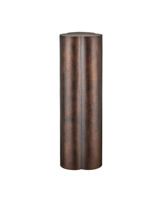 Currey and Company - 4000-0273 - Pedestal - Trebol - Bronze