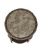 Currey and Company - 4000-0283 - Accent Table - Spalzato - Aged Brass / Antique Glass