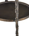 Currey and Company - 4000-0283 - Accent Table - Spalzato - Aged Brass / Antique Glass