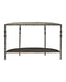 Currey and Company - 4000-0285 - Console Table - Spalzato - Aged Brass / Antique Glass