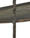 Currey and Company - 4000-0285 - Console Table - Spalzato - Aged Brass / Antique Glass