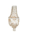 Currey and Company - 5000-0306 - LED Wall Sconce - Cybele - Natural / Pearlized White / White