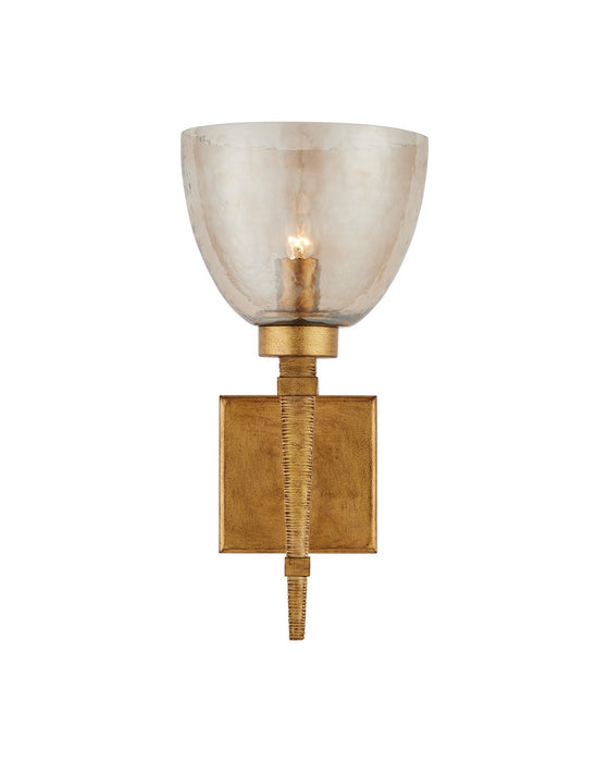 Currey and Company - 5000-0309 - One Light Wall Sconce - Glistero - Copper Gold Luster / Mustard Gold
