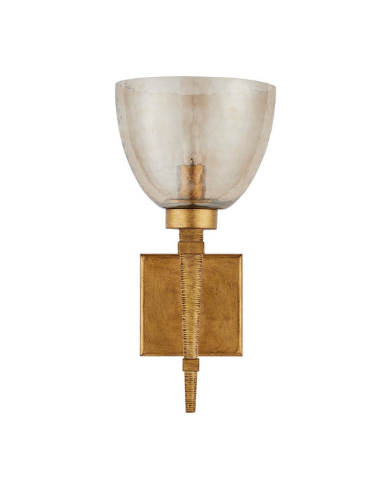 Currey and Company - 5000-0309 - One Light Wall Sconce - Glistero - Copper Gold Luster / Mustard Gold