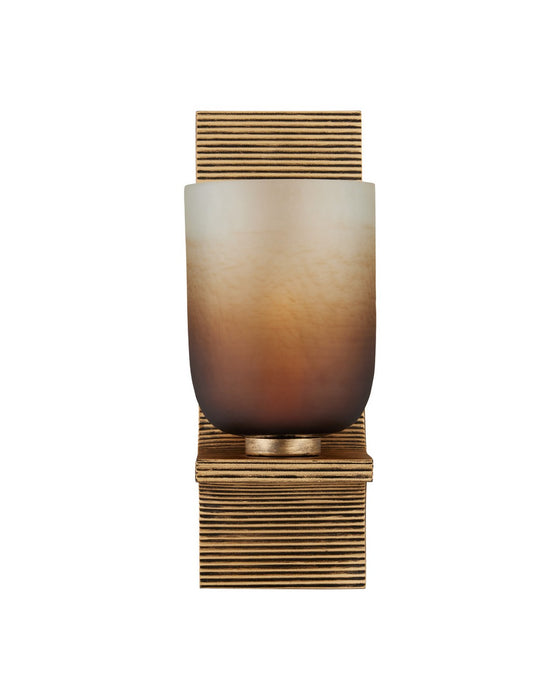 Currey and Company - 5000-0311 - One Light Wall Sconce - Purcell - Gold Luster / Antique Gold