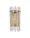 Currey and Company - 5000-0312 - One Light Wall Sconce - Electra - Clear / Antique Brass