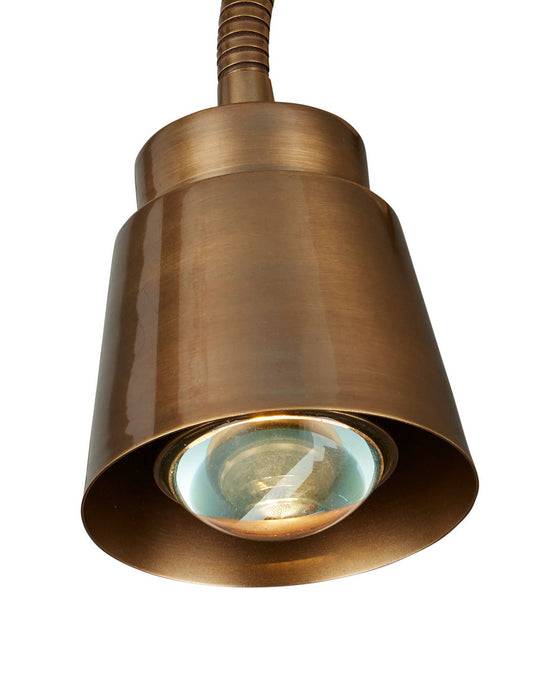 Currey and Company - 5000-0313 - LED Wall Sconce - Wilbaux - Antique Brass