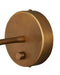Currey and Company - 5000-0313 - LED Wall Sconce - Wilbaux - Antique Brass