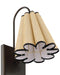 Currey and Company - 5000-0314 - One Light Wall Sconce - Blithe - Natural / Dark Bronze