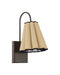 Currey and Company - 5000-0314 - One Light Wall Sconce - Blithe - Natural / Dark Bronze