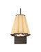 Currey and Company - 5000-0314 - One Light Wall Sconce - Blithe - Natural / Dark Bronze