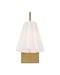 Currey and Company - 5000-0315 - One Light Wall Sconce - Blithe - Off-White / Coffee Brass