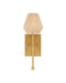 Currey and Company - 5000-0316 - LED Wall Sconce - Francie - Antique Gold Leaf / Natural