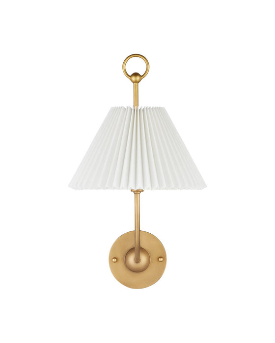 Currey and Company - 5000-0317 - One Light Wall Sconce - Cedric - Brass