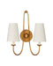 Currey and Company - 5000-0318 - Two Light Wall Sconce - Brayden - Antique Gold Leaf