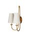 Currey and Company - 5000-0318 - Two Light Wall Sconce - Brayden - Antique Gold Leaf
