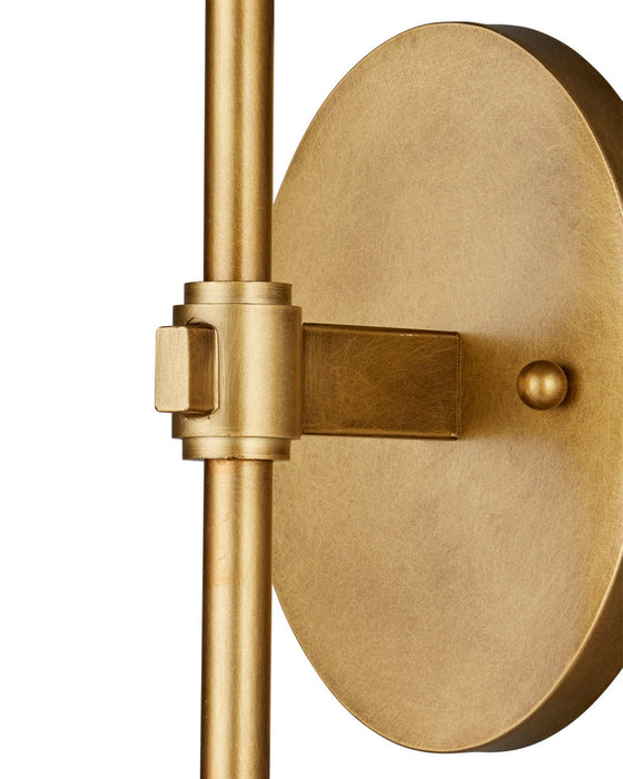 Currey and Company - 5000-0319 - One Light Wall Sconce - Grigsby - Antique Brass / Bronze