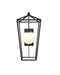 Currey and Company - 5500-0061 - One Light Wall Sconce - Denison - Midnight / Frosted White