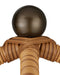 Currey and Company - 5500-0064 - One Light Wall Sconce - Denison - Natural / Midnight / Frosted White