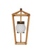Currey and Company - 5500-0064 - One Light Wall Sconce - Denison - Natural / Midnight / Frosted White