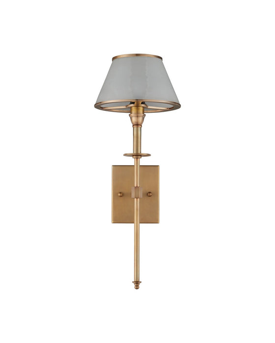 Currey and Company - 5500-0066 - LED Wall Sconce - Ronaldo - Antique Brass / Frosted