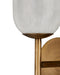 Currey and Company - 5800-0082 - One Light Wall Sconce - Belmont - Natural / Antique Brass