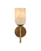 Currey and Company - 5800-0082 - One Light Wall Sconce - Belmont - Natural / Antique Brass