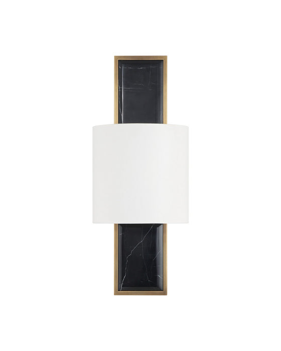 Currey and Company - 5900-0062 - LED Wall Sconce - Lowesdale - Black / Brass