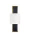 Currey and Company - 5900-0062 - LED Wall Sconce - Lowesdale - Black / Brass