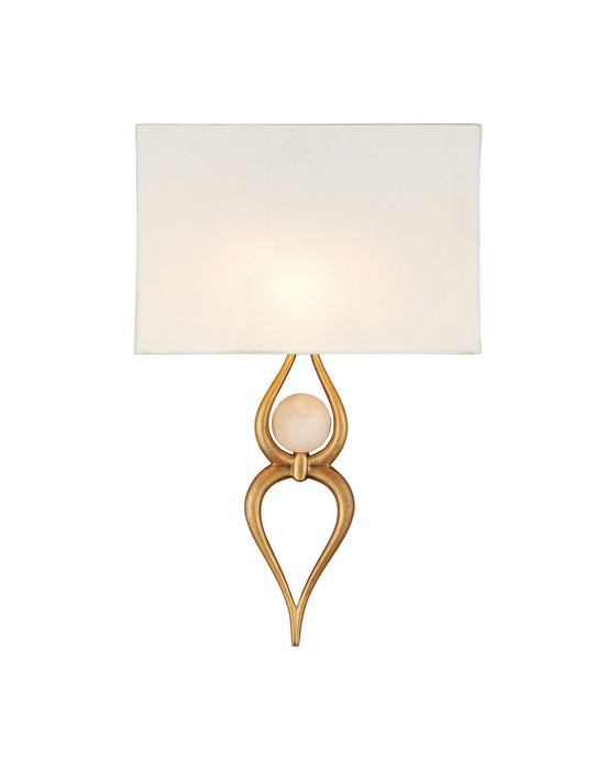 Currey and Company - 5900-0063 - LED Wall Sconce - Omorfos - Antique Brass / Natural White