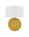 Currey and Company - 6000-1076 - One Light Table Lamp - Mantilla - Yellow